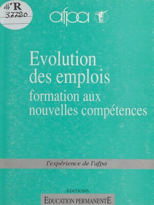 cover image of Évolution des emplois, formation aux nouvelles compétences